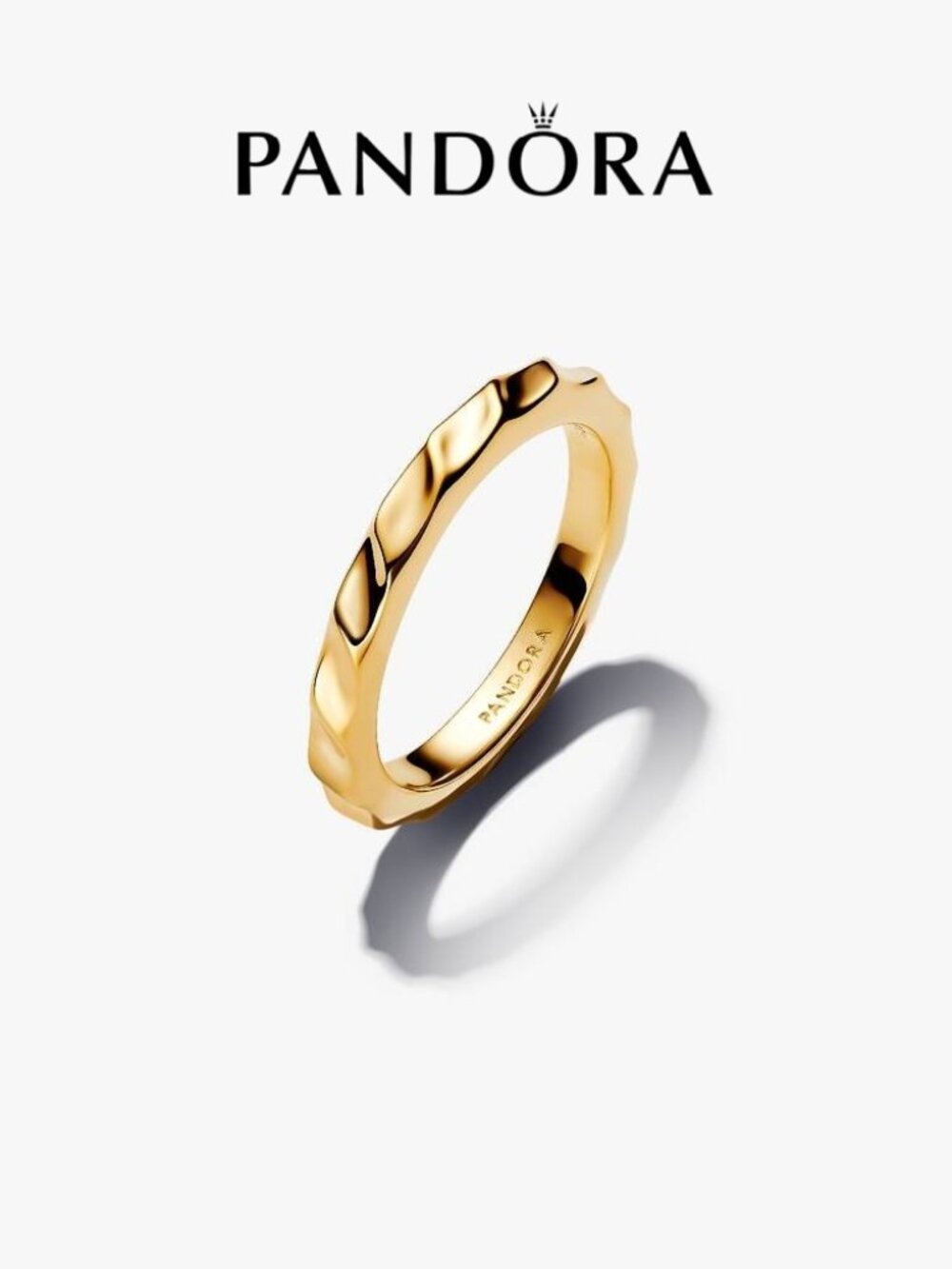 Pandora Rippled Band Ring
